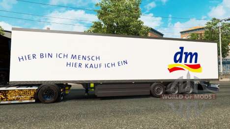 Semitrailer refrigerator Schmitz DM Drugstore for Euro Truck Simulator 2
