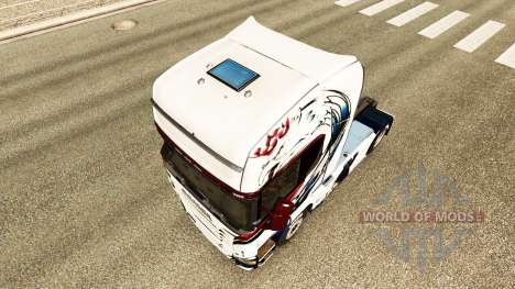 Skin Exclusivo on tractor Scania for Euro Truck Simulator 2
