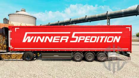 Winner Spedition skin for trailers for Euro Truck Simulator 2