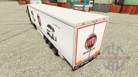 Fiat skin for trailers for Euro Truck Simulator 2