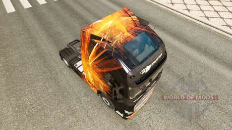 Cubical Flare skin for Volvo truck for Euro Truck Simulator 2