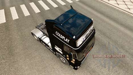 Coldplay skin for Volvo truck for Euro Truck Simulator 2