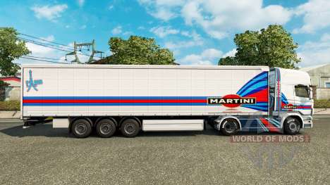Skin Martini Rancing for trailers for Euro Truck Simulator 2