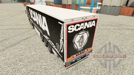 Skin Scania Truck Parts dark to semi for Euro Truck Simulator 2