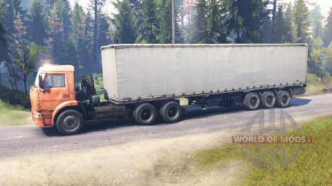 KamAZ-6522 trunk for Spin Tires