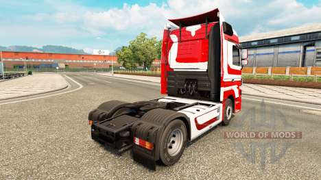 Skin Metallic for tractor Mercedes-Benz for Euro Truck Simulator 2
