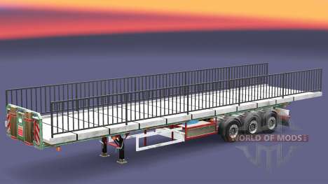 Semi-ground with the weight of the bridge elemen for Euro Truck Simulator 2
