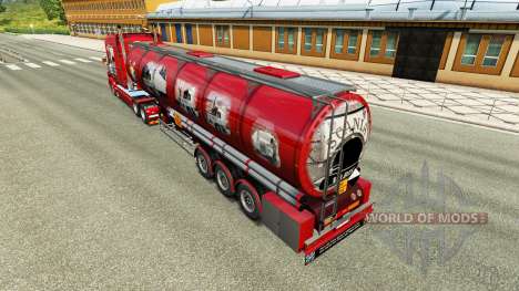 Skin Scania History for chemical semi-trailer for Euro Truck Simulator 2
