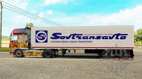 The semitrailer-the refrigerator of Odaz 9786 So for Euro Truck Simulator 2
