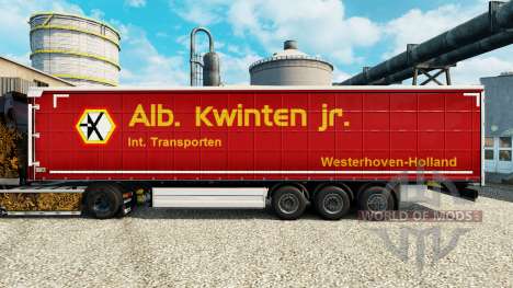 Skin Alb. Kwlnten Jr. on semi for Euro Truck Simulator 2