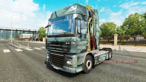Zombie skin for DAF truck for Euro Truck Simulator 2