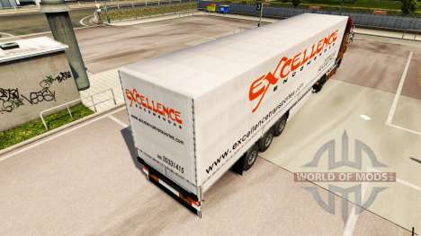 Skin Excellence Encomendas on semi for Euro Truck Simulator 2