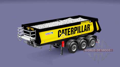 Semi-trailer tipper Schmitz Caterpillar for Euro Truck Simulator 2