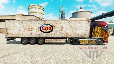 Skin Esso on semi for Euro Truck Simulator 2