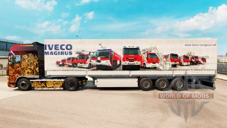 Skin Iveco Magirus for trailers for Euro Truck Simulator 2