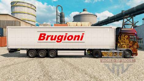 Skin Brugioni on semi for Euro Truck Simulator 2