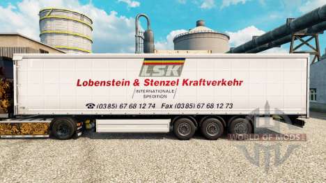 Skin LSK to trailers for Euro Truck Simulator 2