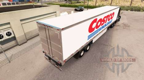 Skin Costco Wholesale extended trailer for American Truck Simulator