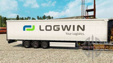 Logwin skin for trailers for Euro Truck Simulator 2