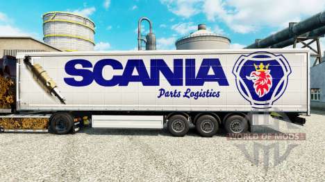 Skin Scania Parts Logistics for trailers for Euro Truck Simulator 2