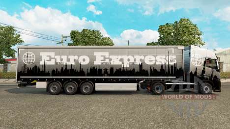 Euro Express skin for trailers for Euro Truck Simulator 2