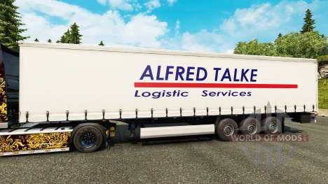 Skin Alfred Talke to trailers for Euro Truck Simulator 2