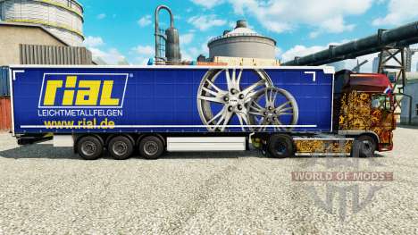 Skin Rial to trailers for Euro Truck Simulator 2