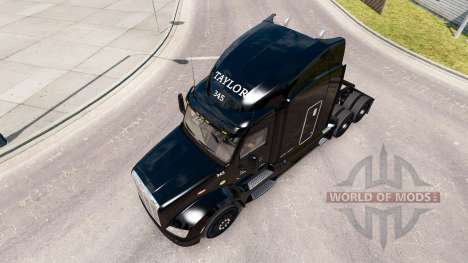 Skin Taylor Express truck Peterbilt 579 for American Truck Simulator