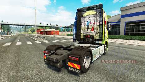 Peynet skin for Volvo truck for Euro Truck Simulator 2
