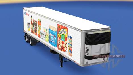 Skin Kraft Heinz on the trailer for American Truck Simulator