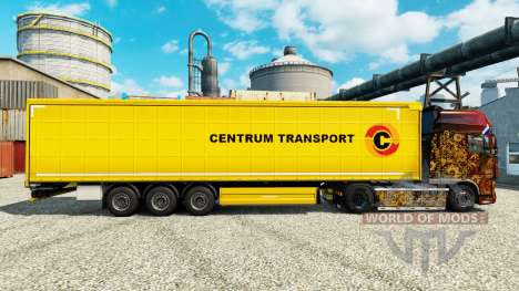 Skin Centrum Transport on semi-trailers for Euro Truck Simulator 2