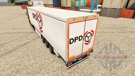 Skin Dynamic Parcel Distribution for trailers for Euro Truck Simulator 2
