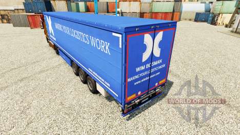 Wim Bosman skin for trailers for Euro Truck Simulator 2