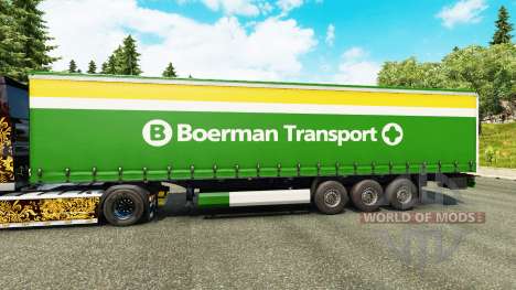 Skin Boerman Transport on semi-trailers for Euro Truck Simulator 2