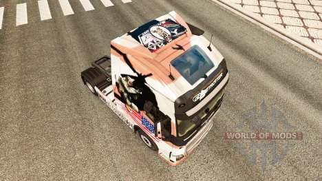 The U. S. Army skin for Volvo truck for Euro Truck Simulator 2