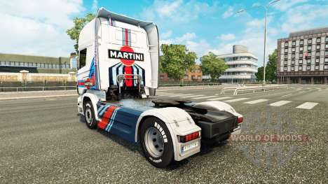 Skin Martini Rancing on the tractor Scania for Euro Truck Simulator 2