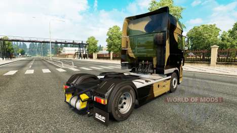Camo skin for DAF truck for Euro Truck Simulator 2