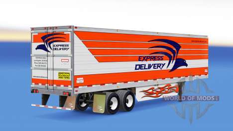 Skin Express Delivery for trailers for American Truck Simulator