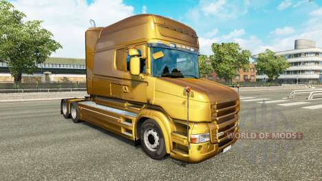 Metallic skin for Scania T truck for Euro Truck Simulator 2