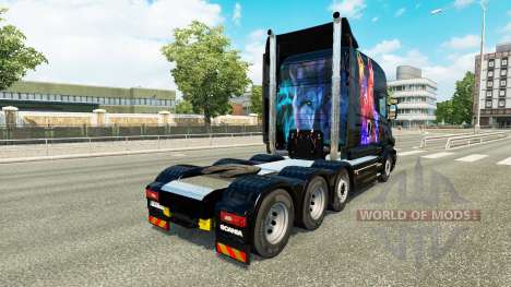 Wolf skin v2 for Scania T truck for Euro Truck Simulator 2