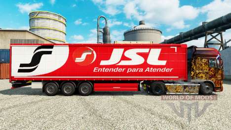 JSL skin for trailers for Euro Truck Simulator 2
