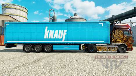 Skin Knauf on semi for Euro Truck Simulator 2