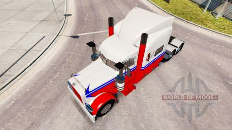 Ferrero Kinderriegel skin for the truck Peterbil for American Truck Simulator