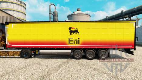 Skin Eni for trailers for Euro Truck Simulator 2