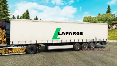 Lafarge skin for trailers for Euro Truck Simulator 2
