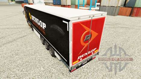 Skin on Dunlop semi for Euro Truck Simulator 2