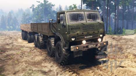 KamAZ-63501 for Spin Tires