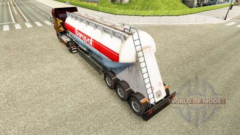 Skin Baryval semi-trailer, cement for Euro Truck Simulator 2