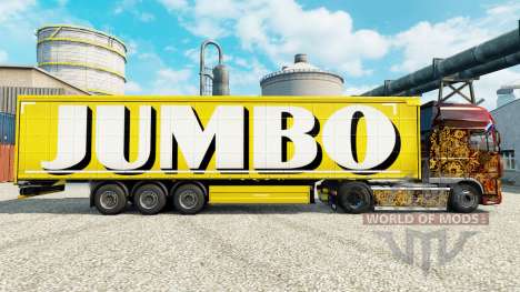 Skin on Jumbo trailers for Euro Truck Simulator 2
