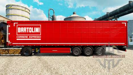 Skin Bartolini on semi for Euro Truck Simulator 2